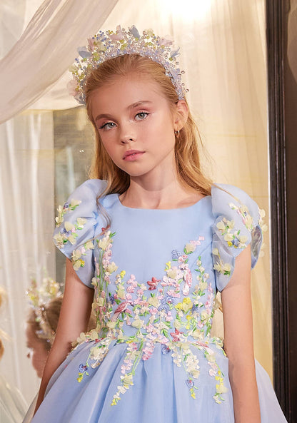 Ethereal Garden Glamour Blue Hair Accessory image 0