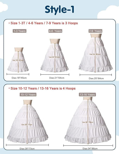 Petticoat Pure Cotton With 3-4 Hoops Style-1 image 3