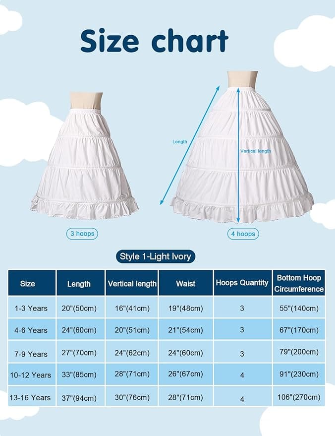 Petticoat Pure Cotton With 3-4 Hoops Style-1 image 4