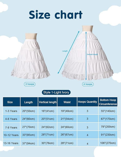 Petticoat Pure Cotton With 3-4 Hoops Style-1 image 4